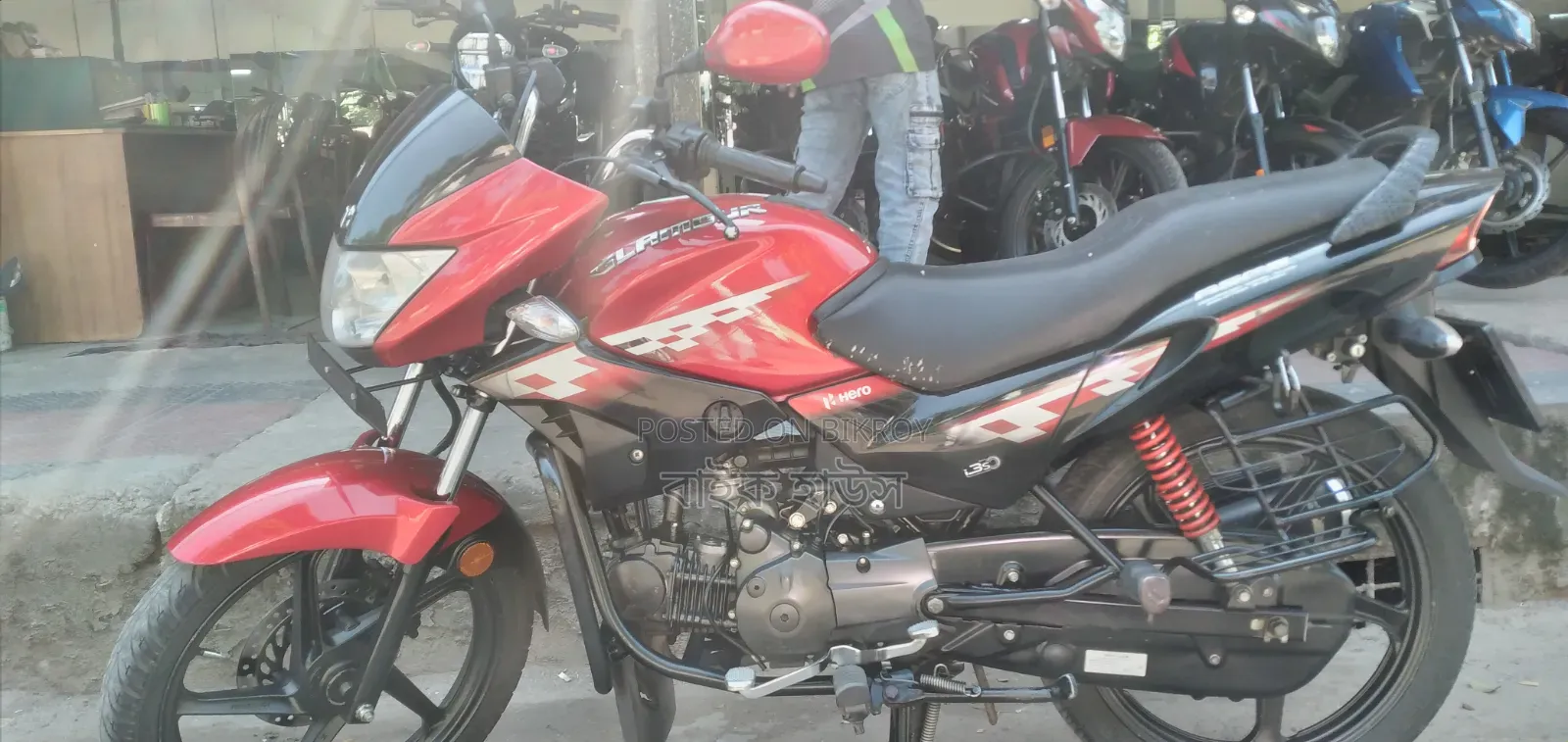 Hero Glamour BS4 i3S 2024 Red