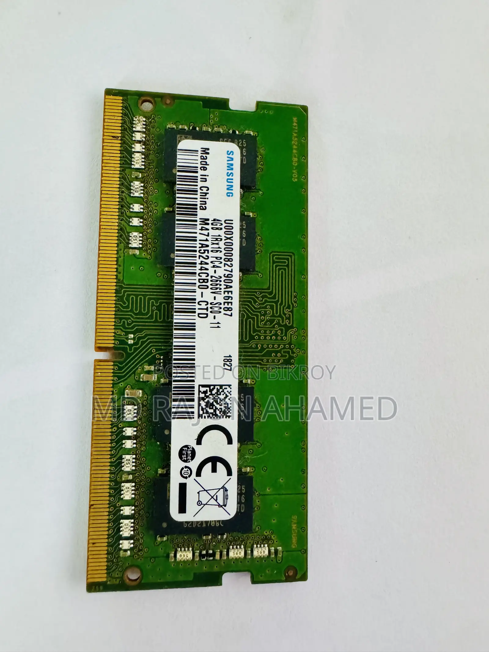Samsung 4GB 2666 Bus Laptop Ram